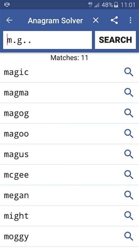 Anagram Solver .